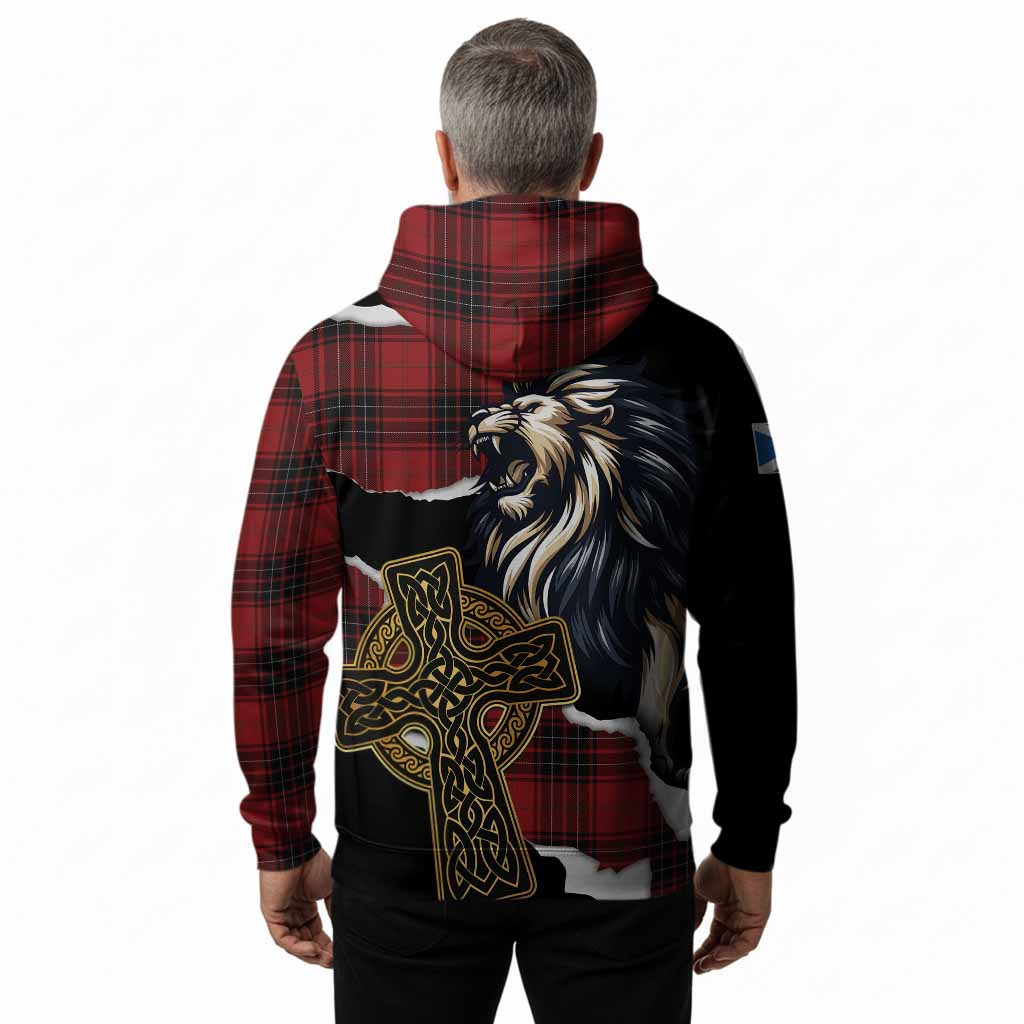 Wemyss Tartan Scottish Hoodie Lion Celtic Heritage