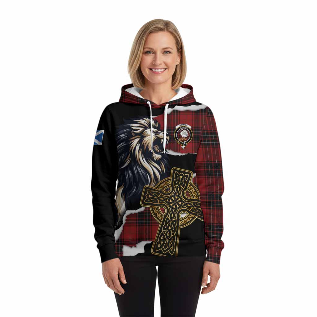 Wemyss Tartan Scottish Hoodie Lion Celtic Heritage