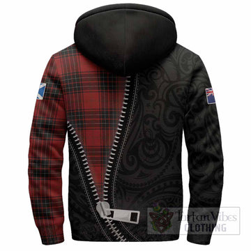 Wemyss Tartan Sherpa Hoodie New Zealand Pattern Unique Zipper Stylized