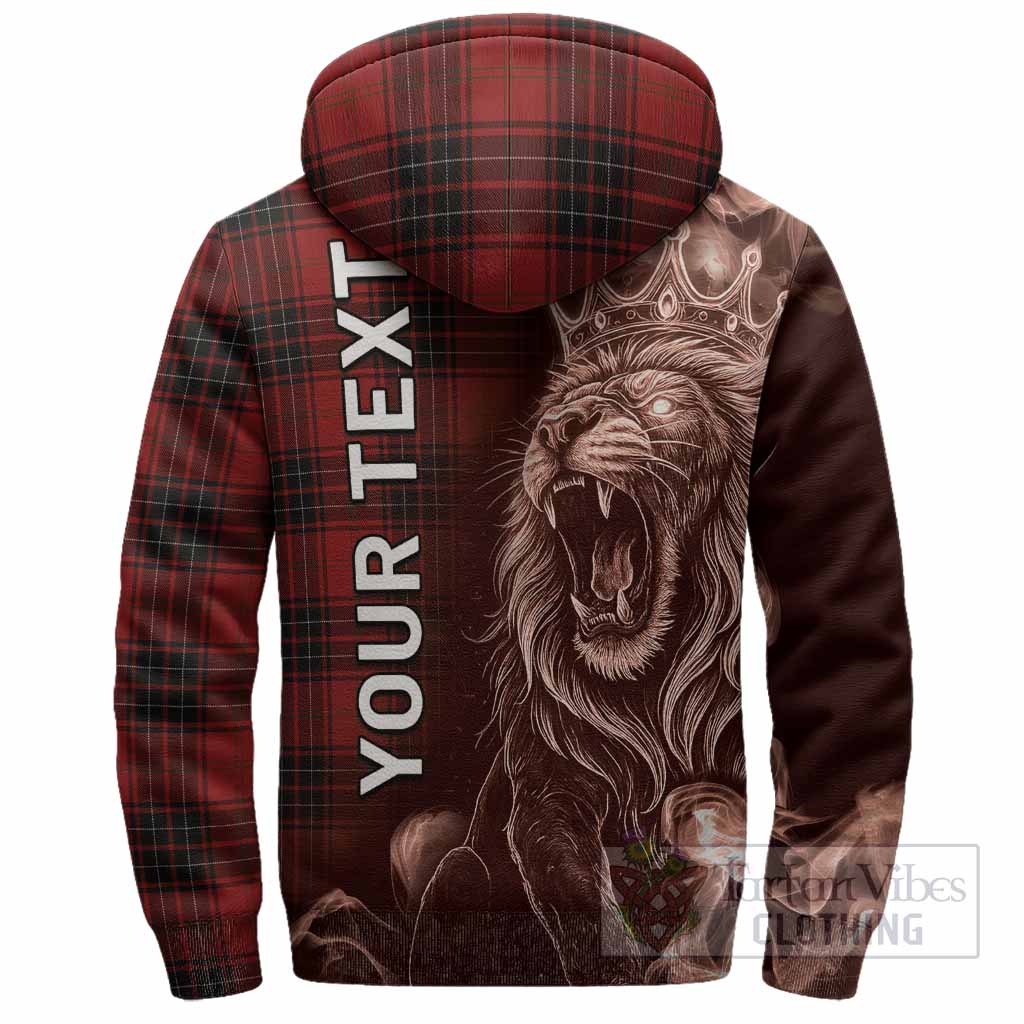 Wemyss Tartan Sherpa Hoodie Roaring Lion Heritage