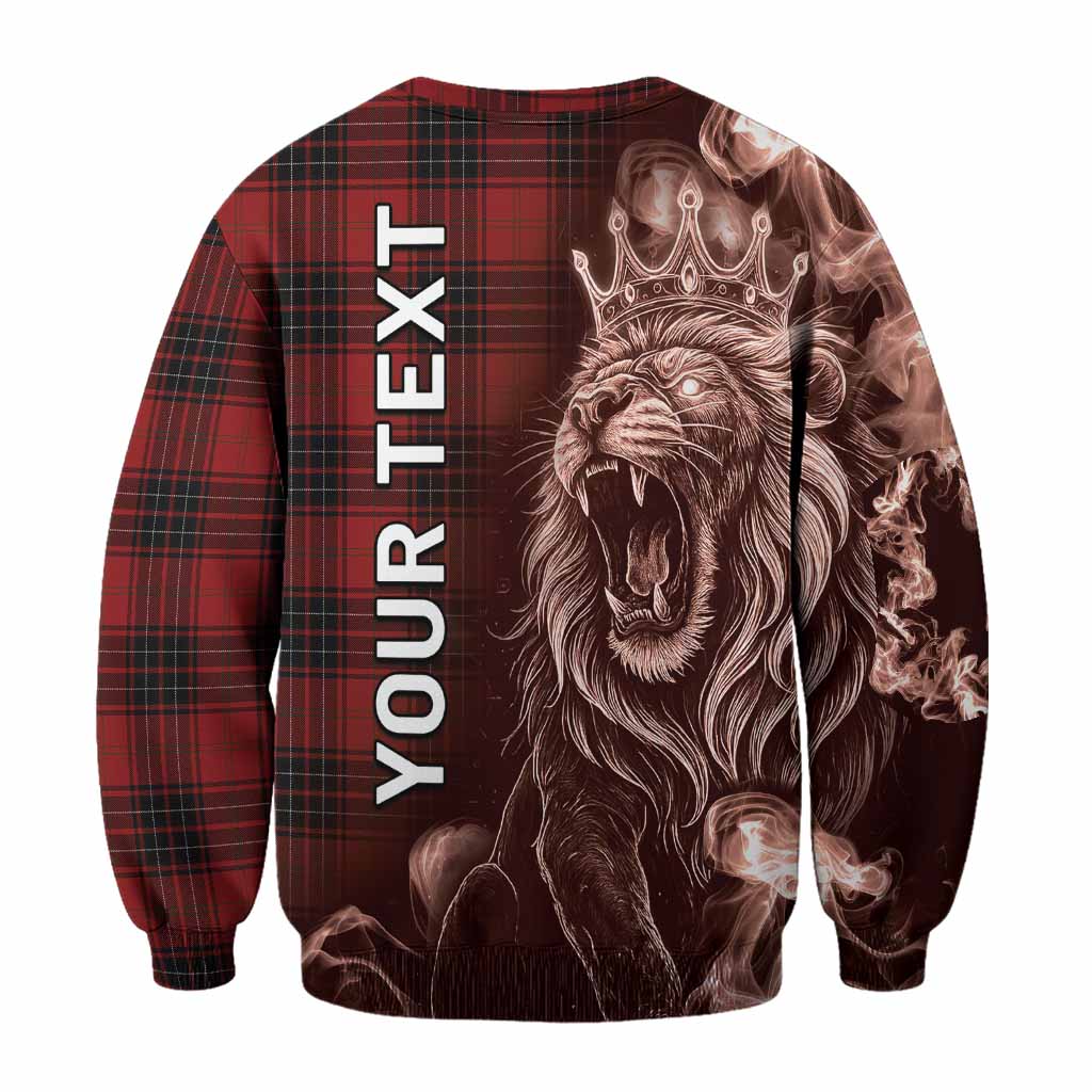Wemyss Tartan Sweatshirt Roaring Lion Heritage
