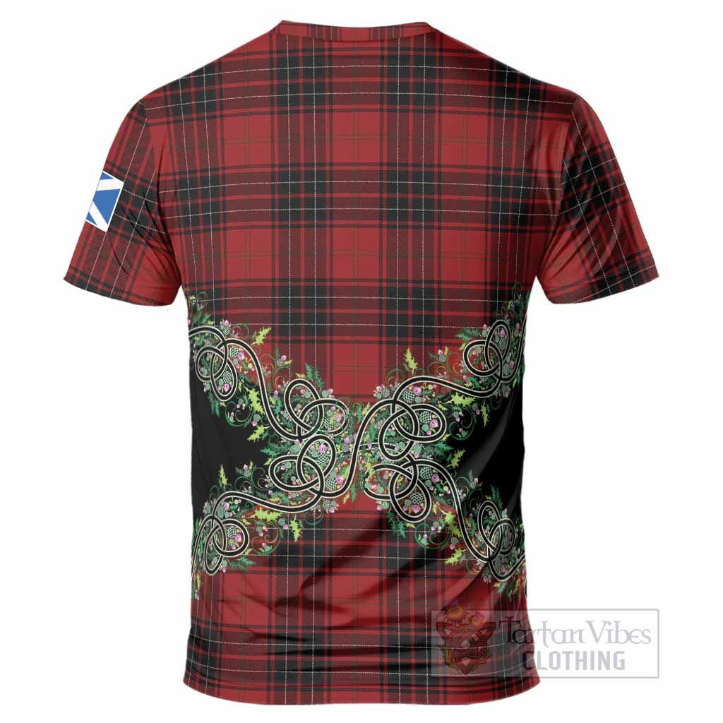 Wemyss Tartan T-Shirt Thistle Scottish Spirit