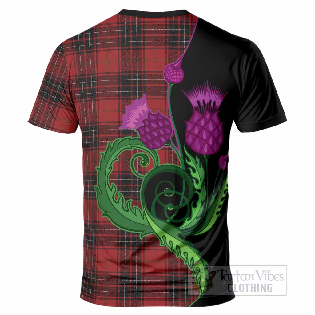 Wemyss Tartan T-Shirt Traditional Scottish Thistle