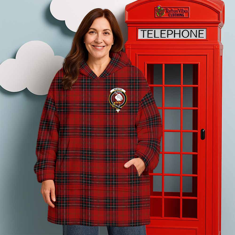 Wemyss Tartan Wearable Blanket with Family Crest - Tartan Vibes Clothing