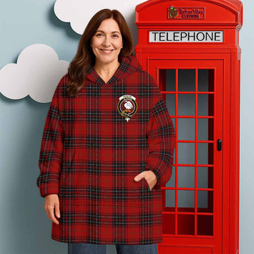 Wemyss Tartan Wearable Blanket with Family Crest - Tartan Vibes Clothing