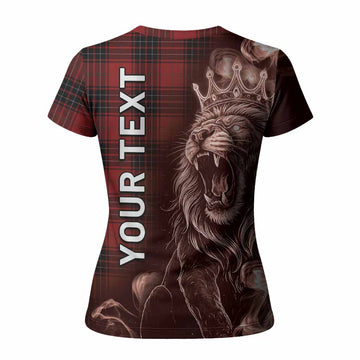 Wemyss Tartan Women T shirt Roaring Lion Heritage