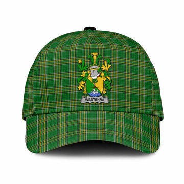 Westenra Irish Clan Tartan Classic Cap with Coat of Arms