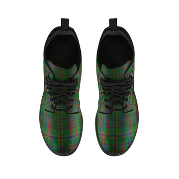 Westmeath County Ireland Tartan Leather Boots