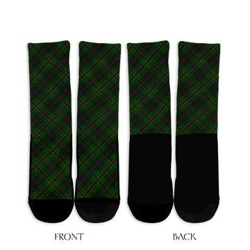 Westmeath County Ireland Tartan Crew Socks Cross Style