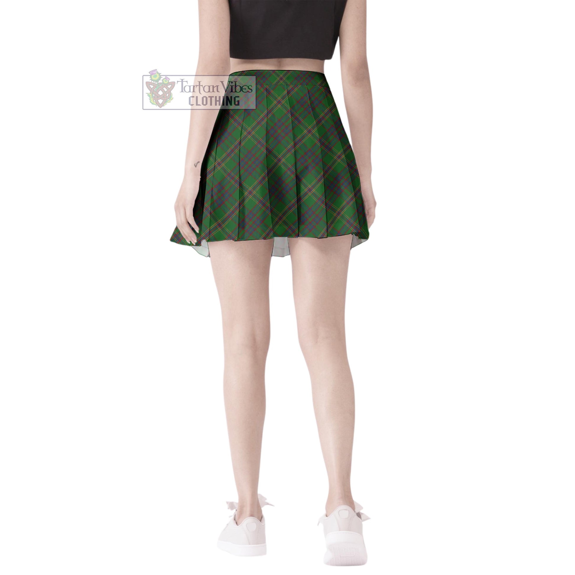 Tartan Vibes Clothing Westmeath County Ireland Tartan Women's Plated Mini Skirt