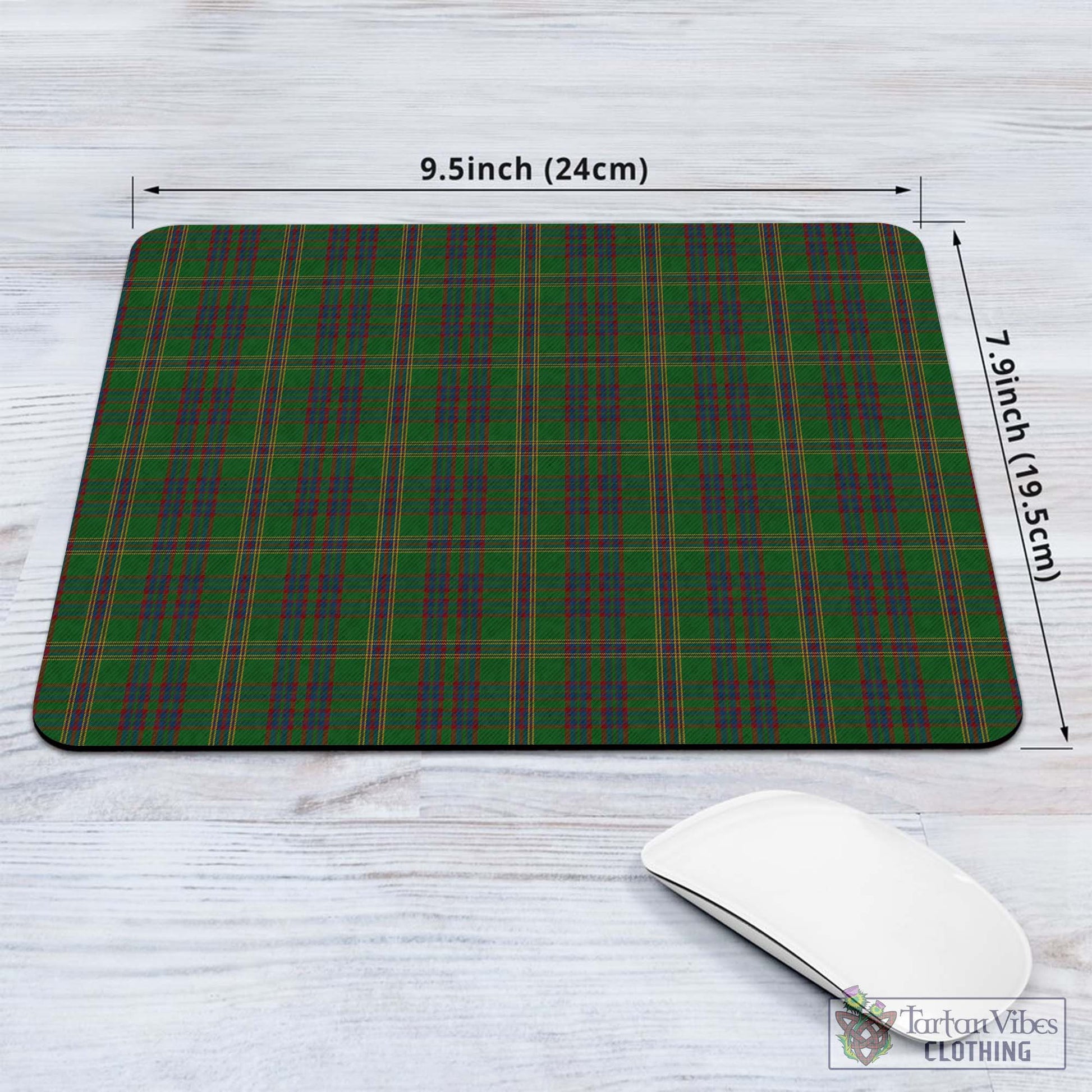 Tartan Vibes Clothing Westmeath County Ireland Tartan Mouse Pad