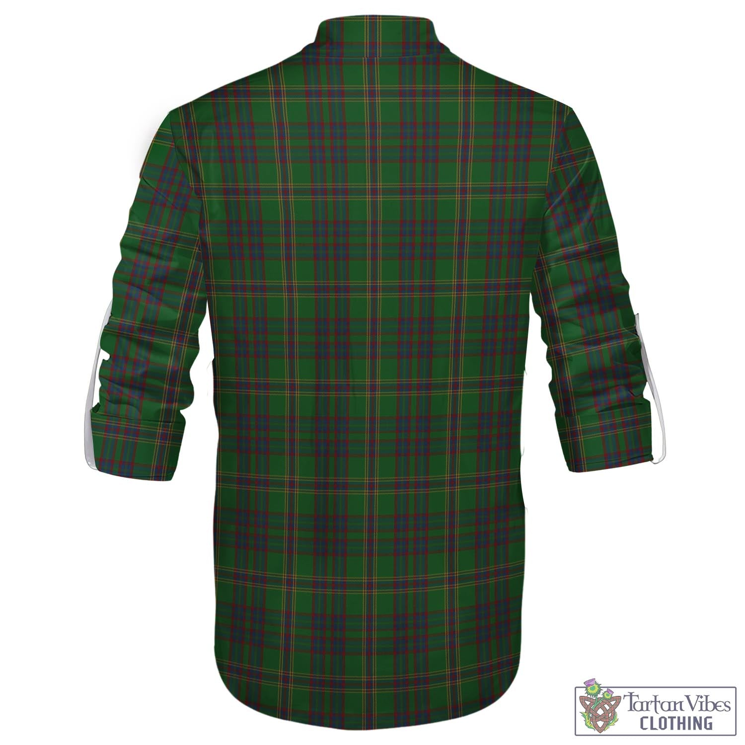 Tartan Vibes Clothing Westmeath County Ireland Tartan Men's Scottish Traditional Jacobite Ghillie Kilt Shirt