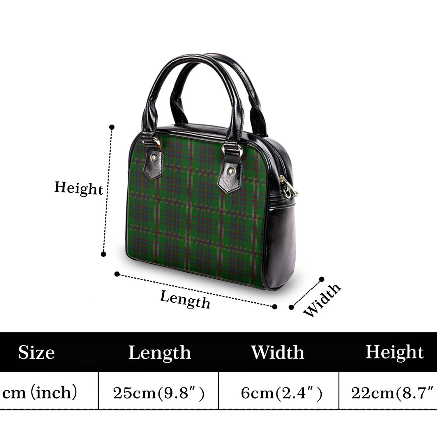 Westmeath County Ireland Tartan Shoulder Handbags - Tartanvibesclothing