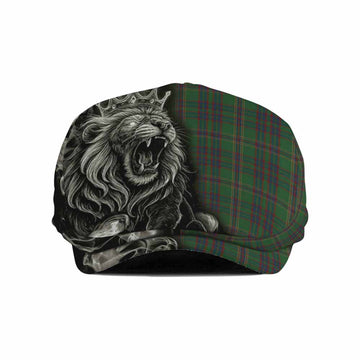 Westmeath County Ireland Tartan Flat Cap, Jeff Cap Roaring Lion Heritage
