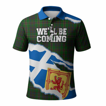 Westmeath Scotland Football Tartan Polo Shirt We'll Be Coming