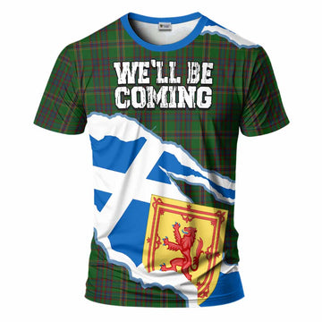 Westmeath Scotland Football Tartan T-Shirt We'll Be Coming