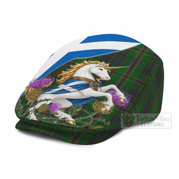 Westmeath Scottish Tartan Unicorn Heritage Flat Cap, Jeff Cap