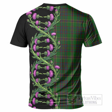 Westmeath Tartan T-Shirt Scottish Identity Thistle Flower DNA Strand Art