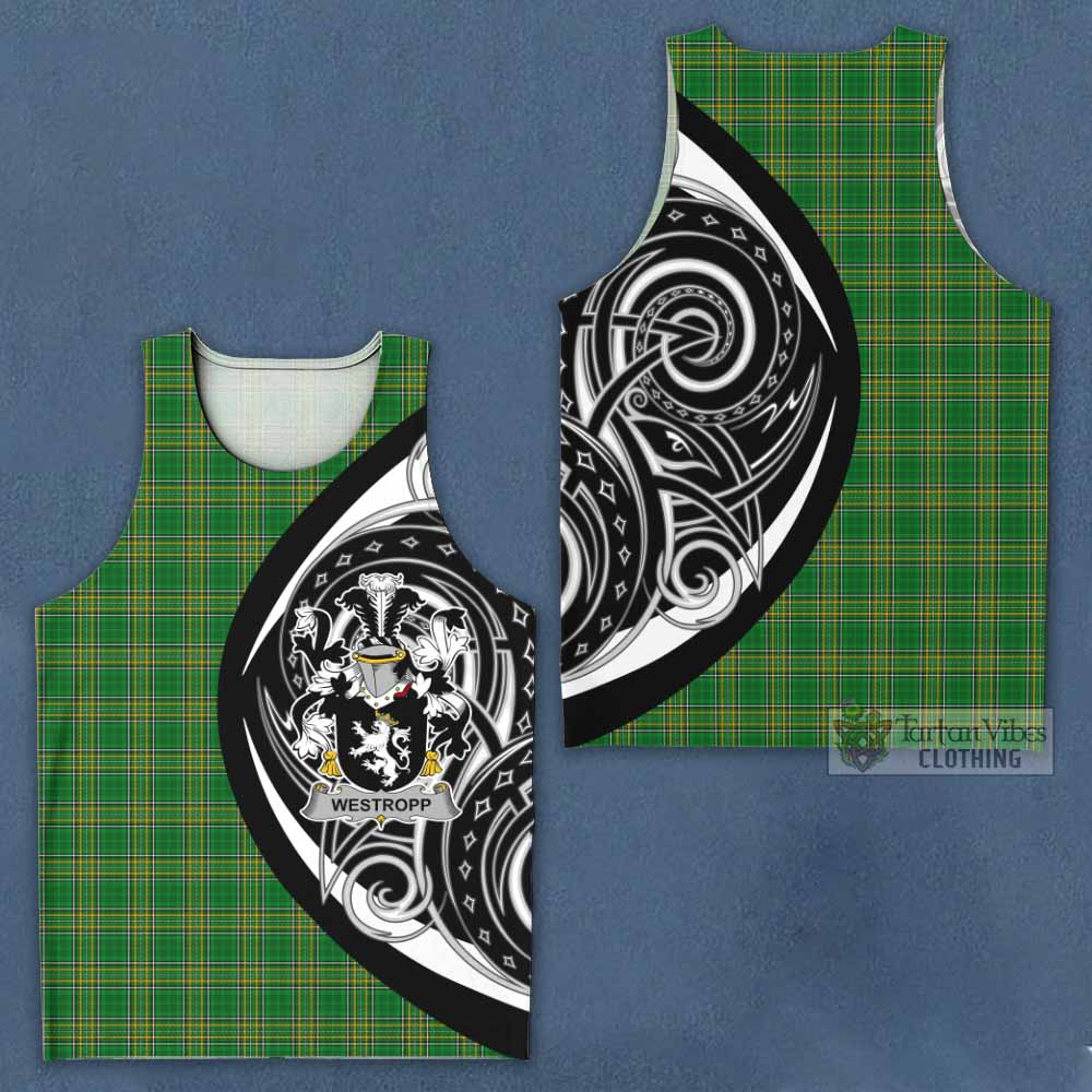 Westropp Irish Clan Men's Tank Top Celtic Circle Style - Tartan Vibes Clothing