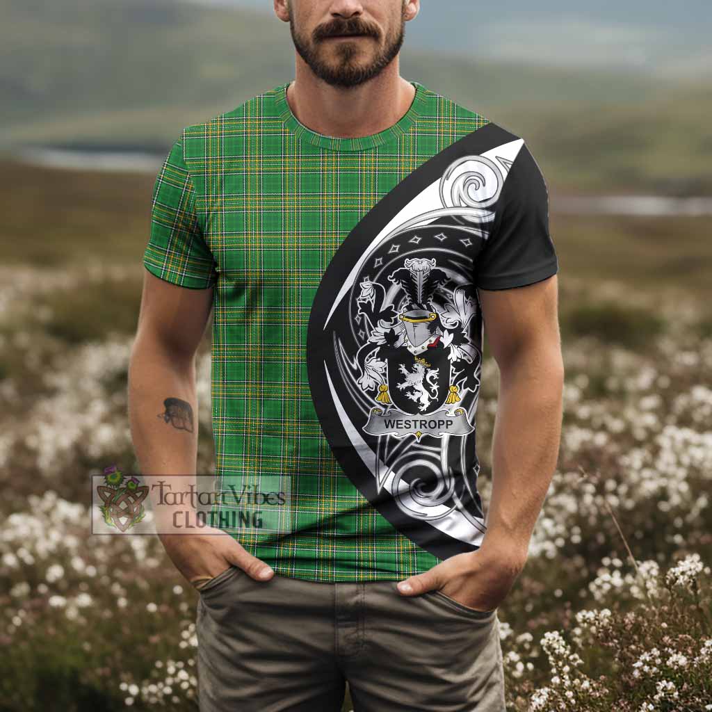 Westropp Irish Clan T-Shirt Celtic Circle Style - Tartan Vibes Clothing