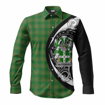 Wettenhall Irish Clan Long Sleeve Button Shirt Celtic Circle Style Men's Shirt S - Tartan Vibes Clothing