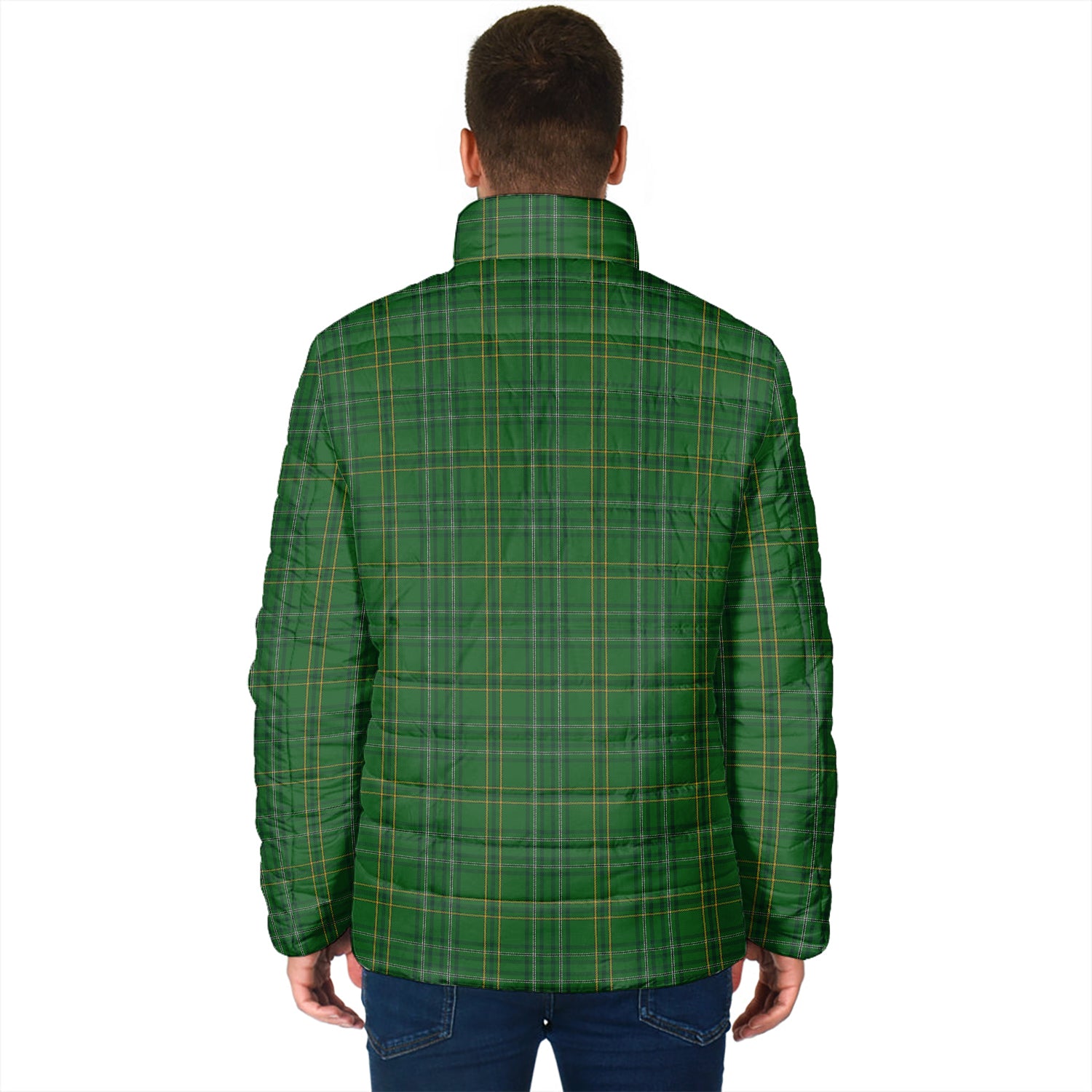 Wexford County Ireland Tartan Padded Jacket - Tartan Vibes Clothing