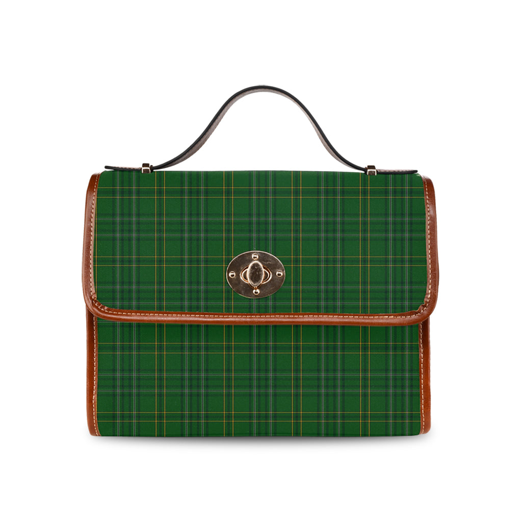 wexford-tartan-leather-strap-waterproof-canvas-bag