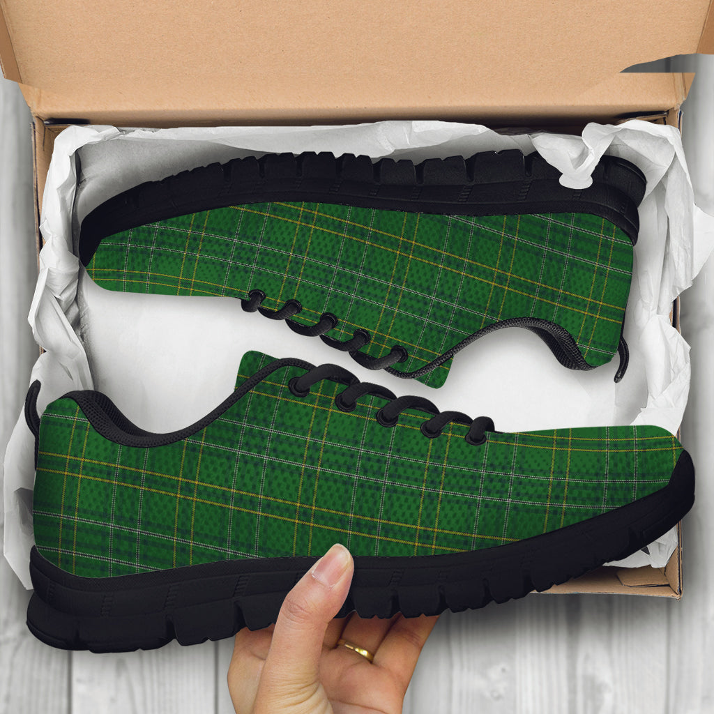 Wexford County Ireland Tartan Sneakers - Tartan Vibes Clothing