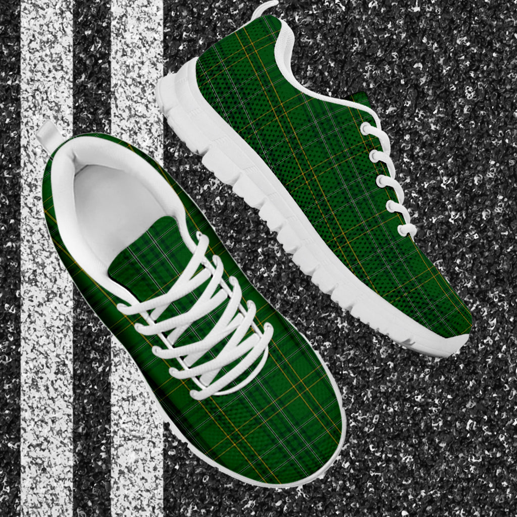 Wexford County Ireland Tartan Sneakers - Tartan Vibes Clothing