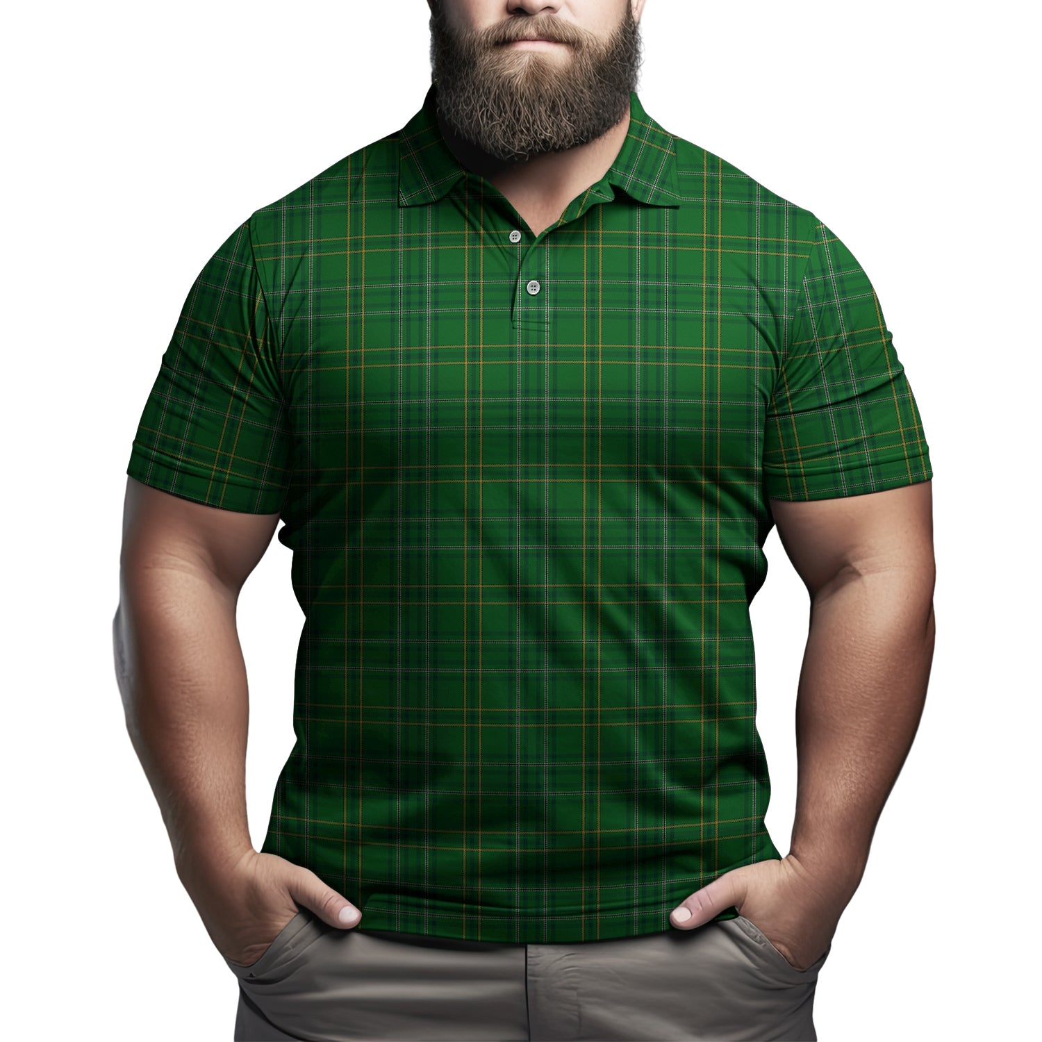 Wexford County Ireland Tartan Mens Polo Shirt Kid - Tartan Vibes Clothing