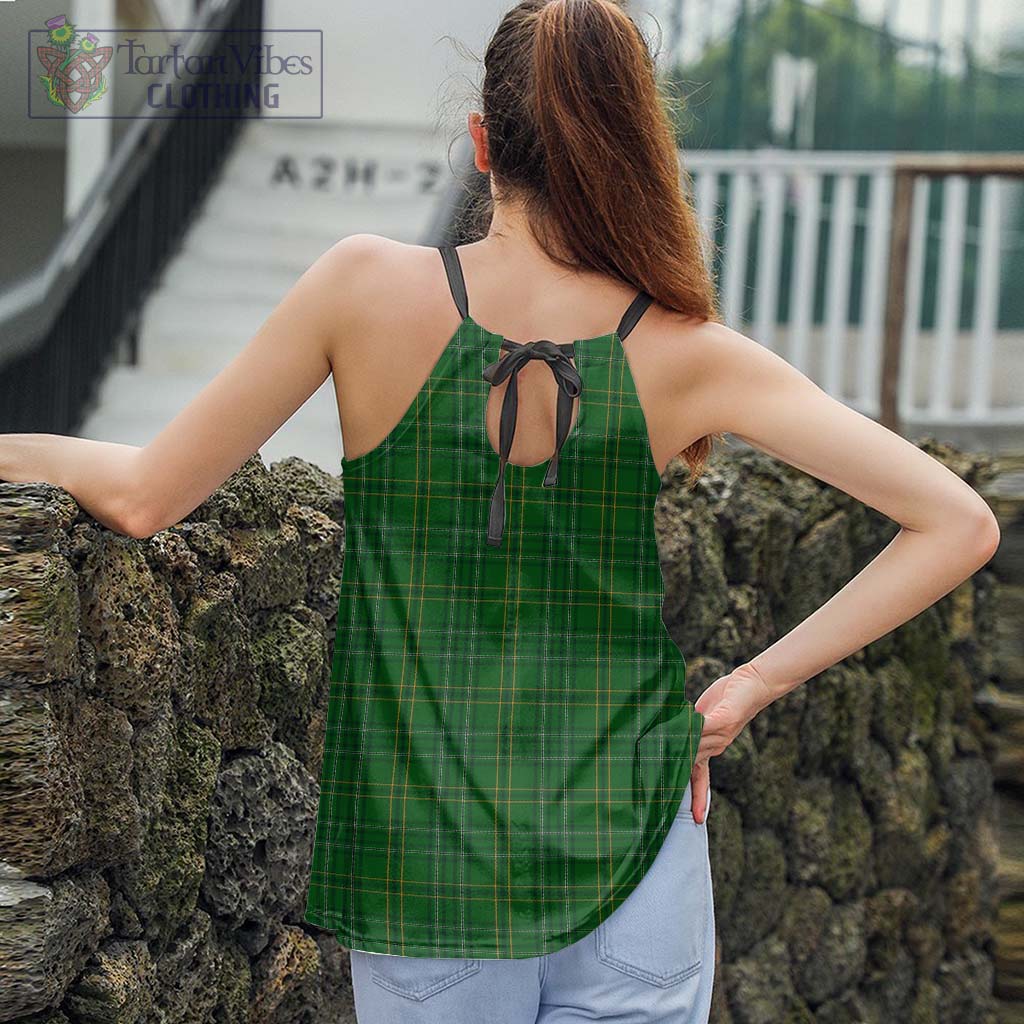 Tartan Vibes Clothing Wexford County Ireland Tartan Loose Halter Neck Camisole