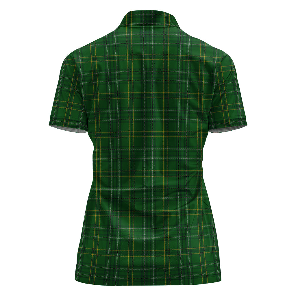 wexford-county-ireland-tartan-polo-shirt-for-women