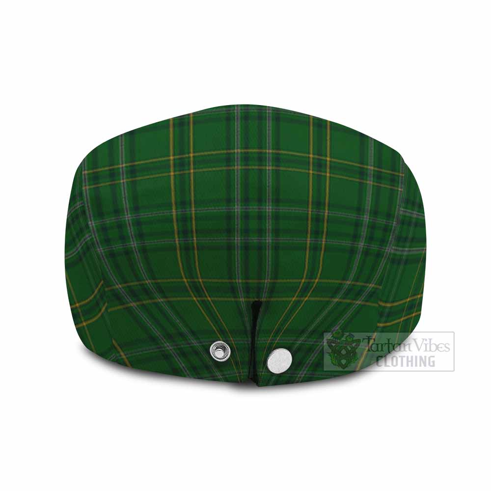 Wexford County Ireland Tartan Jeff Cap, Tartan Flat Cap