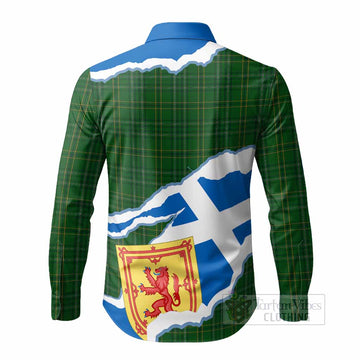 Wexford Scotland Football Tartan Long Sleeve Button Shirts We'll Be Coming