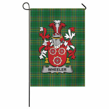 Wheeler Irish Clan Tartan Garden Flag with Coat of Arms