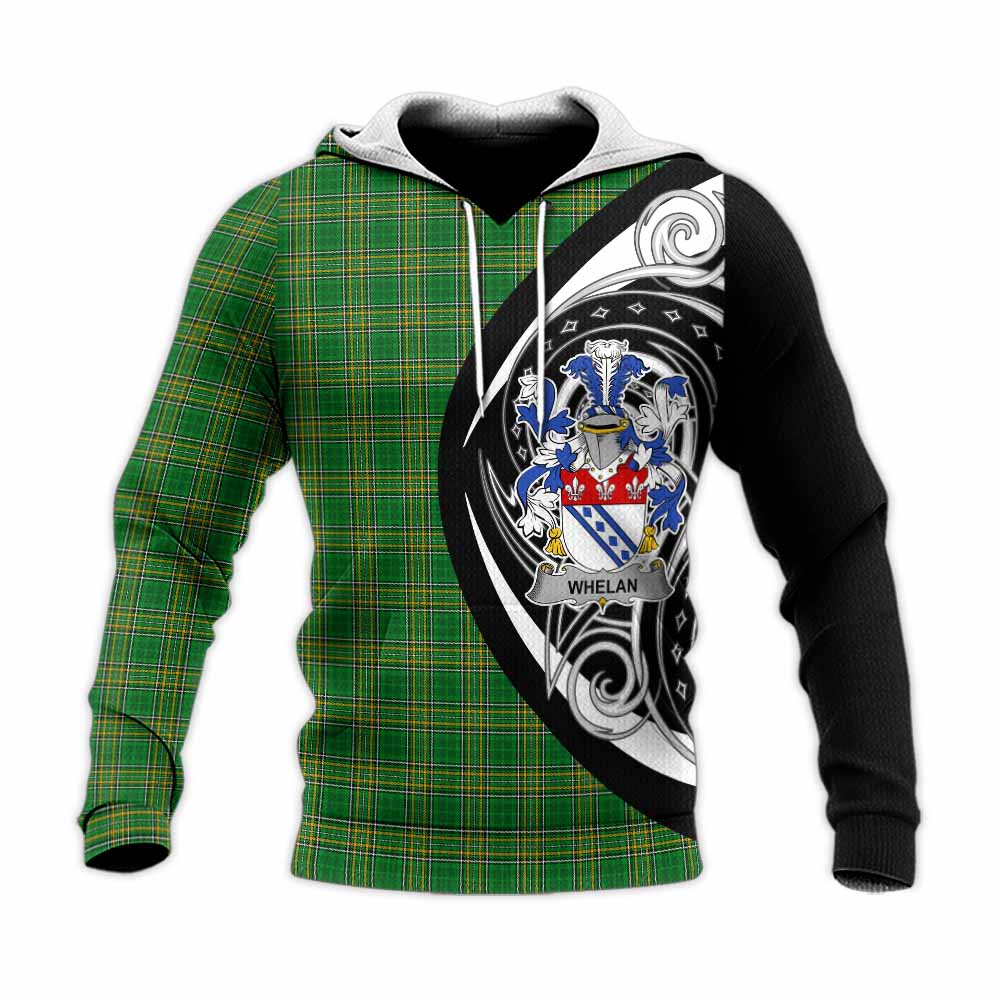 Whelan Irish Clan Knitted Hoodie Celtic Circle Style Unisex Knitted Pullover Hoodie - Tartan Vibes Clothing