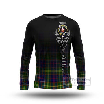 Whitefoord Tartan Long Sleeve T-Shirt Featuring Alba Gu Brath Family Crest Celtic Inspired Unisex - Tartan Vibes Clothing