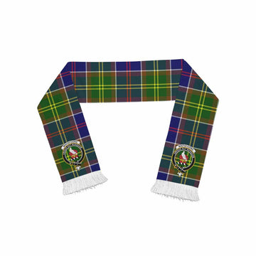 Tartan Vibes Clothing Whitefoord Tartan Ruffneck Scarf with Family Crest