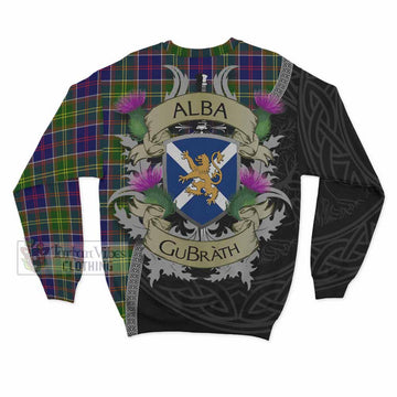 Whitefoord Tartan Family Crest Sweatshirt Lion Rampant Royal Thistle Shield Celtic Inspired - Tartan Vibes Clothing