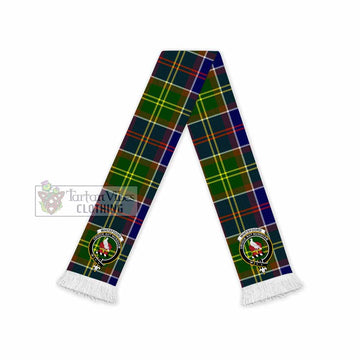 Tartan Vibes Clothing Whitefoord Tartan Ruffneck Scarf with Family Crest