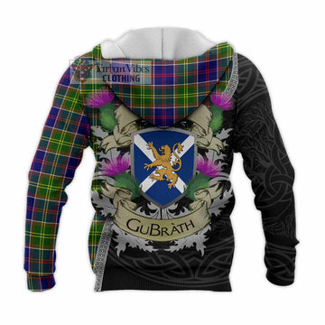 Whitefoord Tartan Family Crest Knitted Hoodie Lion Rampant Royal Thistle Shield Celtic Inspired - Tartan Vibes Clothing
