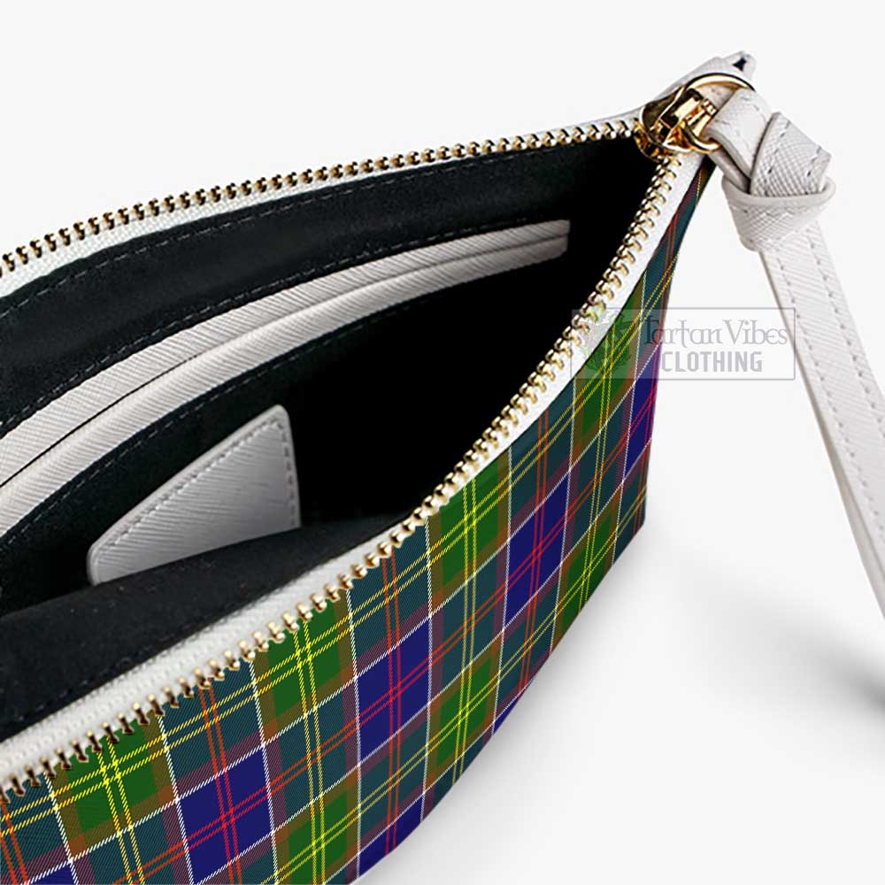 Tartan Vibes Clothing Whitefoord Family Crest Tartan Clutch Bag