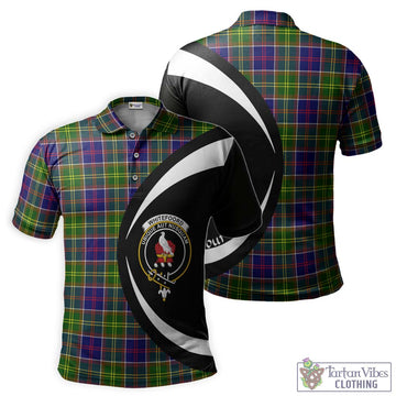 Whitefoord Tartan Men's Polo Shirt with Family Crest Circle Style Kid - Tartan Vibes Clothing