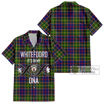 Whitefoord Tartan Hawaiian Shirt with Family Crest DNA In Me Style Kid - Tartan Vibes Clothing