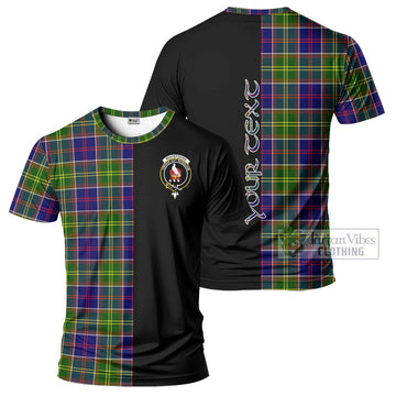 Whitefoord Tartan T-Shirt with Family Crest and Half Of Me Style Kid's Shirt - Tartan Vibes Clothing