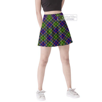 Whitefoord Modern Tartan Women's Plated Mini Skirt