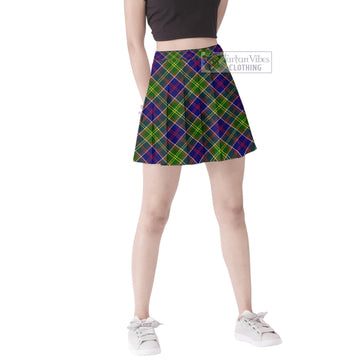 Tartan Vibes Clothing Whitefoord Modern Tartan Women's Plated Mini Skirt
