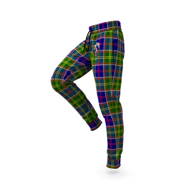 Whitefoord Tartan Joggers Pants with Family Crest S - Tartan Vibes Clothing