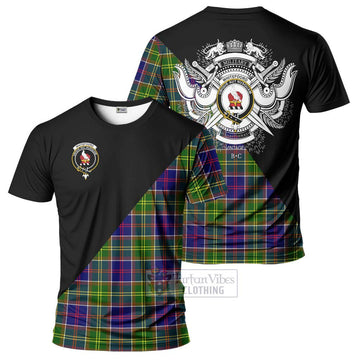 Whitefoord Tartan T-Shirt with Family Crest and Military Logo Style Kid's Shirt - Tartan Vibes Clothing