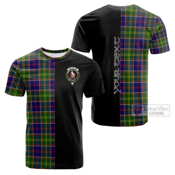 Whitefoord Tartan Cotton T-shirt with Family Crest and Half Of Me Style Kid's Shirt - Tartan Vibes Clothing